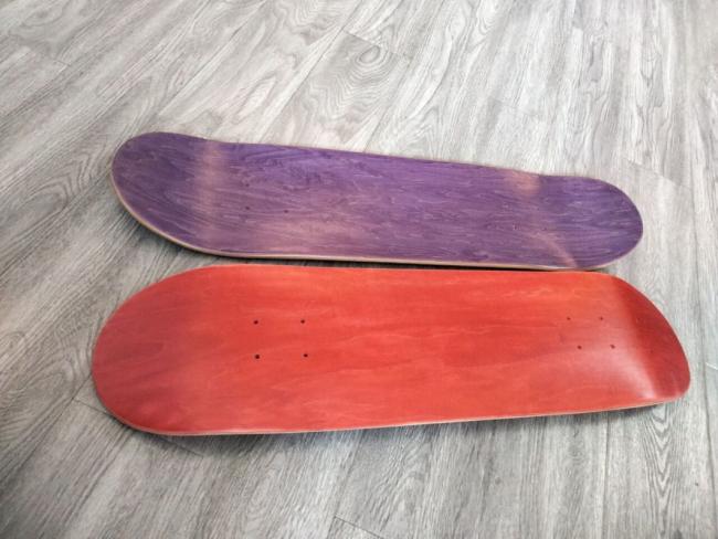 2023 Hot Wholesale 7ply Maple Wood Professional Double Kick Skateboard