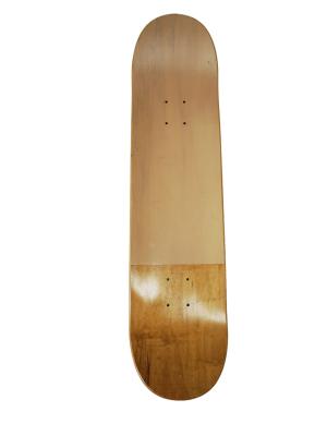 China Deck de skate em branco leve de madeira natural skate OEM à venda
