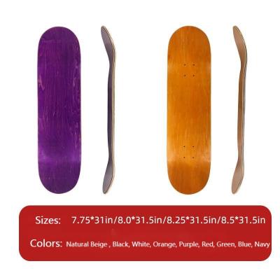 China Smooth Ride 7 Ply Skateboard 31.5in Size Lightweight High Strength for sale