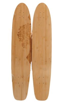 China Stylish Sturdy PRO Quality Plain Wood Longboard  Downhill Freeride Longboard for sale