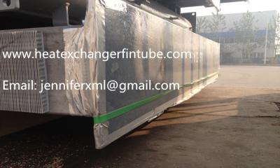 China Carbon Steel Base Tube Material Single Row Flat Fin Tube Hot Dip Galvanized for sale