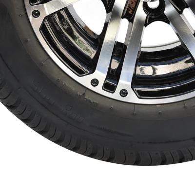 China 10 Inch Golf Cart Wheel And 205/50-10 DOT Street Tire Combo -25 Offset 4x4 Bolt (101.6mm) for sale