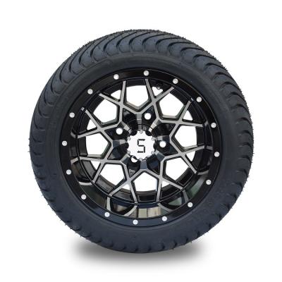 China 215/35-12 Street Tyres and 12 Inches Golf Cart Rims 4 PLY DOT Rated for sale