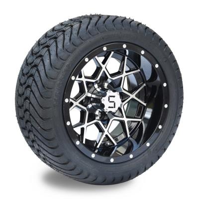 China 215/35-12 Street Tyres and 12 Inches Golf Cart Rims 4 PLY DOT Rated for sale