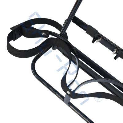 China Golf Cart Black Metal Bag Attachment Holder - Mounts to Standard Safety Bar for sale