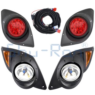 China Golf Cart Basic Light Kit for Yamaha Drive, Halogen Headlights and LED Taillight for sale