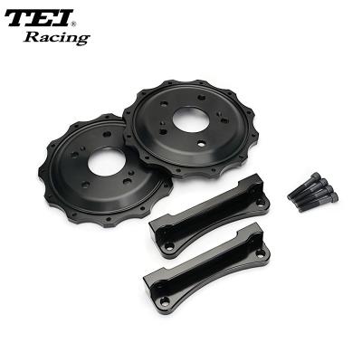China Customized TEI Racing Big Brake Kit Bracket And Rotor Hat For All Car Model Anti Rust Treatment for sale