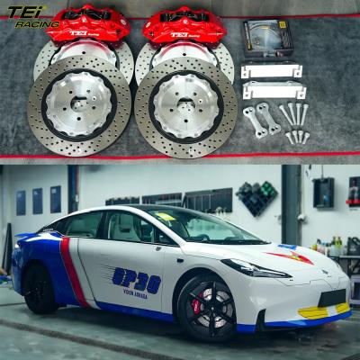 China BBK Front 6 pot caliper 378x32mm rotor and rear upgrade 355mm rotor big brake kit auto brake system For Hyper GT 19 inch for sale