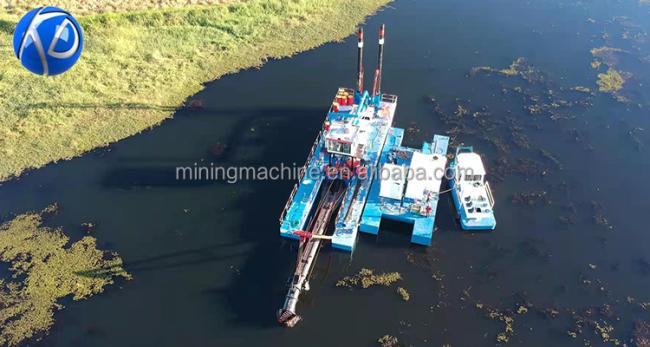 KEDA Cutter Suction Dredger operating in water