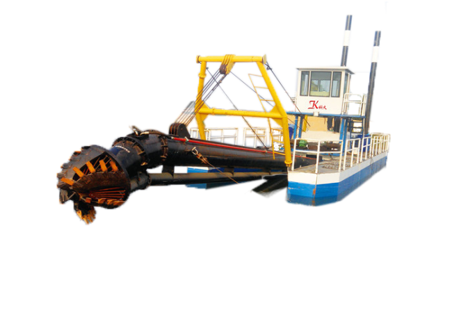 Amphibious dredger design