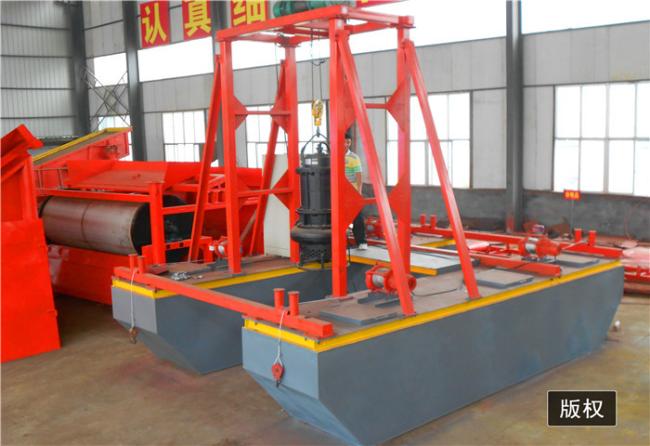 Close-up of dredge pump mechanism