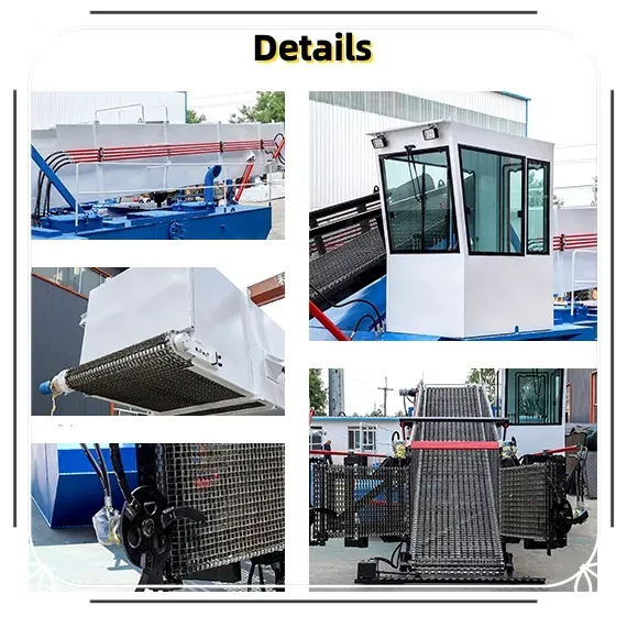 Full Aquatic Weed Harvester Custom Logo Waterway Cleaning Machine with Advanced Weed Harvesting Technology