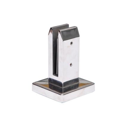 China 316L Stainless Steel Accessories Glass Clamp Holder Swimming Pool Fence Flange Spigot à venda