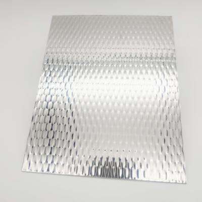 China 304 Stainless Steel Sheets Plates Stamped Finish Small Rain Drop 5WL Wave Pattern for sale