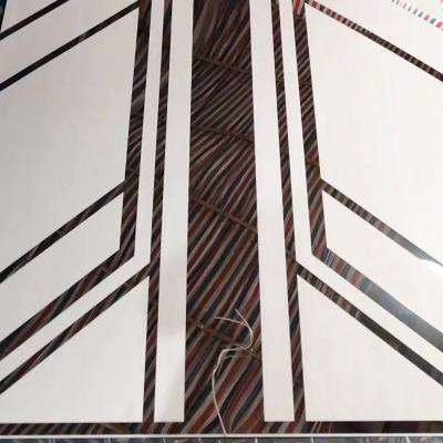 China el color de acero inoxidable de la hoja que grababa al agua fuerte 304L mezcló el elevador de 2m m decorativo en venta