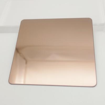 Chine 304 en acier inoxydable revêtement PVD plat métallique anti-empreintes digitales à vendre