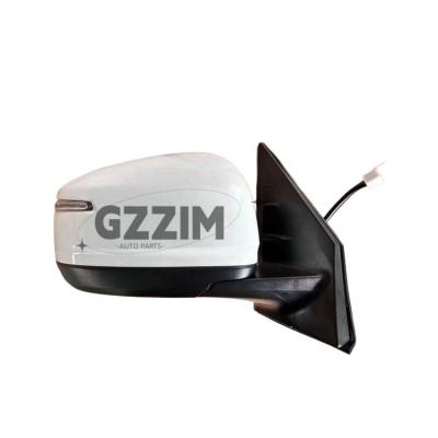 China Black White Utv Side Mirrors With Lights For LC200 2008-2019 To LC300 2023 for sale