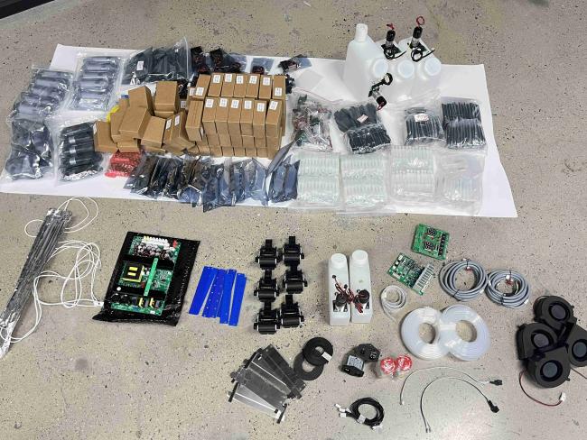 Color printing machine components