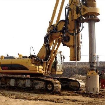 China TR280 Rotary Drilling Rig Mounted On Original CAT336D With Max Depth 85m for foundation drilling for sale
