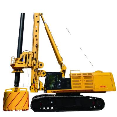 China Super large Depth 130m 4000mm Dia Hydraulic Rotary Drilling Rig mounted on original CAT chassis for construction work for sale