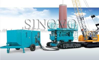 China High Safety Casing Rotator equipped with power station for Secant pile wall, Barrier clearance,Pitching of pile for sale
