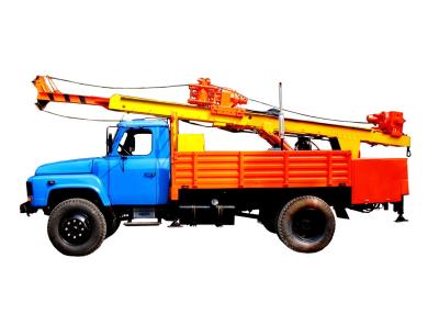 China Diesel Engine Hole 300mm Mobile Drilling Rigs Multi-function Drilling Rig For Coring Or Water Well Drilling for sale
