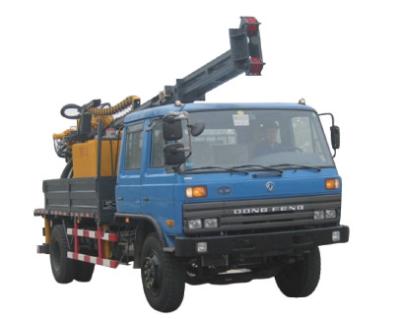 China chasis instalado móvil de los aparejos de taladro de la exploración sísmica de 480m m del camión diesel en venta