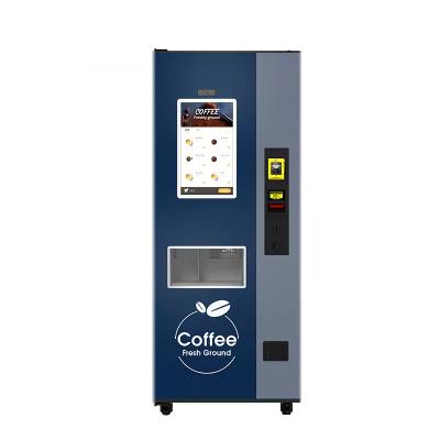 China 22 Inch Touch Screen Self Service Finished Cups Coffee Machine OEM ODM Kiosk Machine à venda