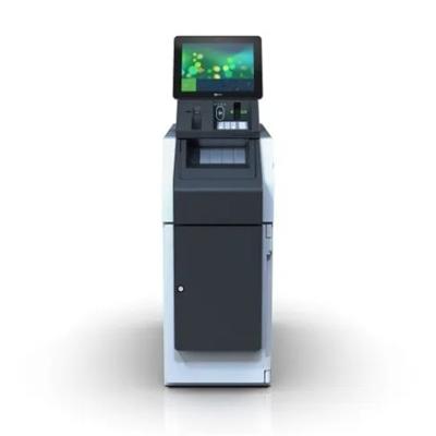 China Compact Footprint Cash Deposit Machine 17 Inch Touch Screen Cash Dispenser Kiosk for sale