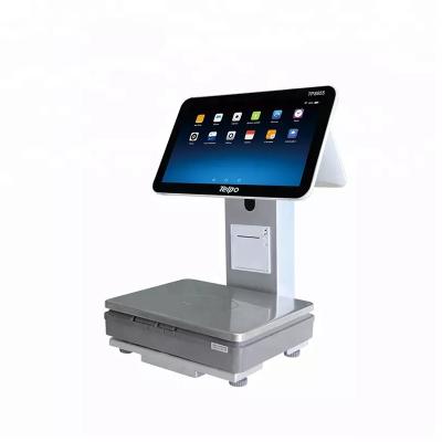 China Digital Weight Cash Register Scale Electronic Touch Screen Kiosk Pos System for sale