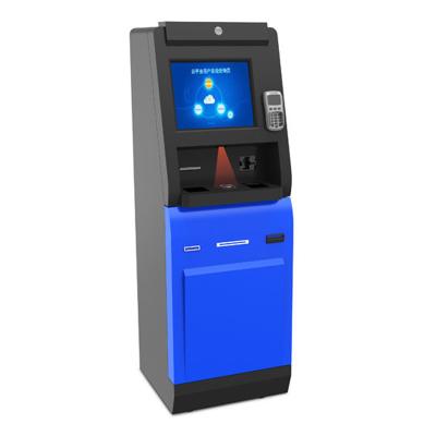 China 8GB Touch Screen Cash Deposit Machine Kiosk Currency Exchange Atm Machine for sale
