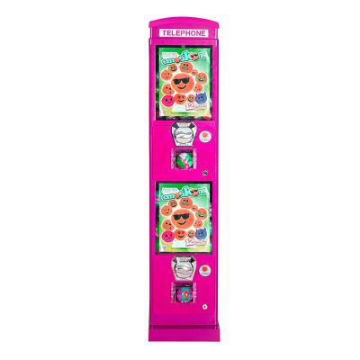 China Amusement Game Vending Machine Kiosk Telephone Booth Shape for sale
