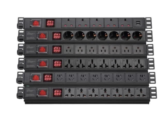 PDU, 100-125V/15A, 10 0utlets, 15FT Power Cord, 1u Rackmount