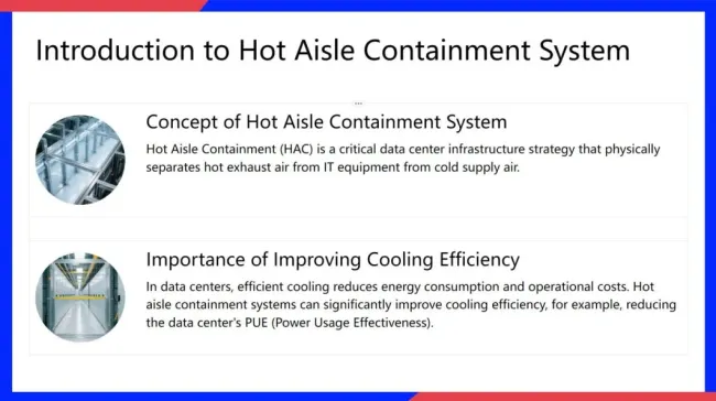 Hot Aisle Containment Aluminum Alloy Framing Modular Data Center Suppliers in Europe