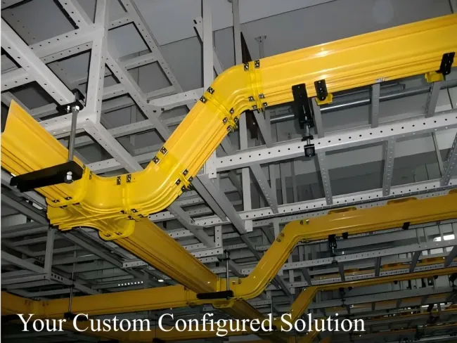 Fiber Management PVC Fiber Optic Cable Fiber Duct
