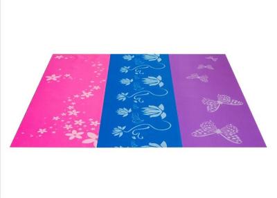 China Anti Slip Gym Yoga Mats Color Optional 3 - 8mm Thick For Commercial Clubs for sale