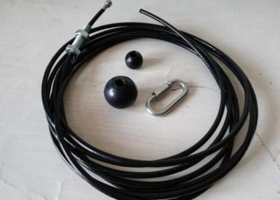 China corda de fio revestida de nylon do diâmetro exterior de 6mm, cabo do aço do Gym dos clubes de aptidão à venda