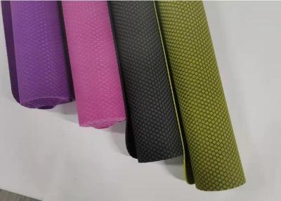 China 100% Environmental Dots Shape Rubber Gym Yoga Mats , Yoga Mat Anti Skid for sale
