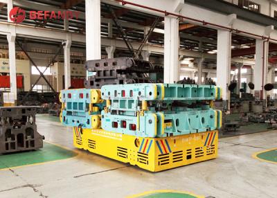 China Flatbed Mold Factory Steerable Steel Plate Transfer Cart for sale
