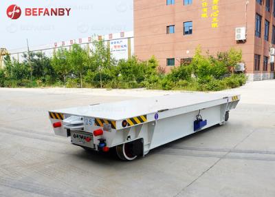 China Factory Motorized Flatbed Battery Transfer Trolley for sale