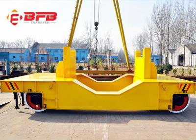 China Q235 Four Wheels Ladle Transfer Cart With SKF Bearing Telecontrol Operate for sale