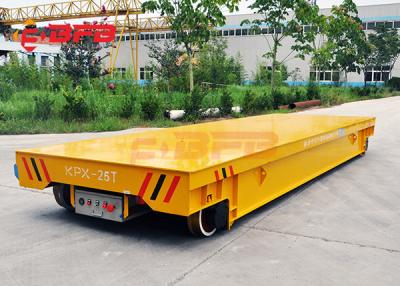 China Anti Heat Battery Transfer Cart Cylinder Transfer Bogie 1 - 300 Load Capacity Move On Rails for sale