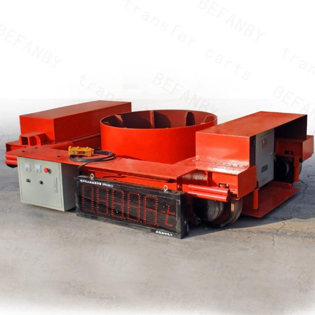 Steel Factory Apply Metallurgy Transport Bed Trolley On Railway