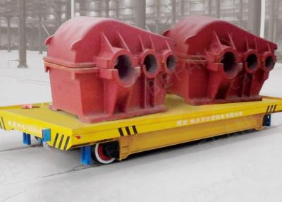 China Alarm System Motorized Transfer Trolley , Customized Motorized Rail Cart Transport Towed Rail Cart for sale