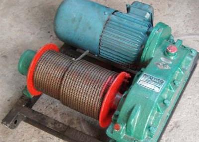 China Towed Electric Wire Rope Winch , Construction Pulling Remote Control Winch for sale