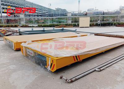 China 1-500 Ton Heavy Machinery Rail Transfer Cart With Audible Warning Device for sale