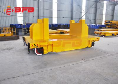 China Battery Power 40t Ladle Transfer Cart , Steel Electric Rail Transfer Trolley for sale