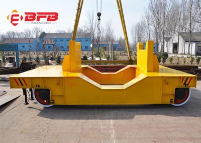 China Heat Resistant Battery Driven Rail Ladle Transfer Cart for sale