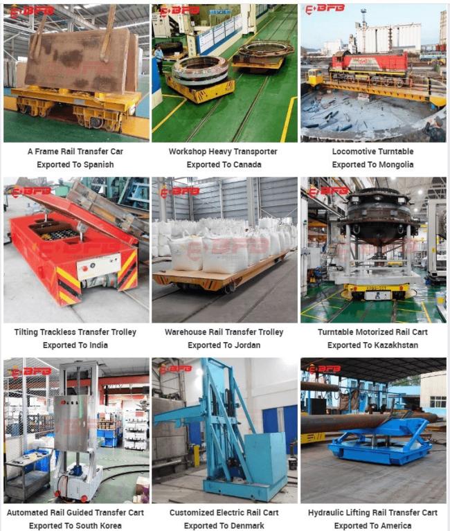 Steel Plant Heavy Load Transfer Cart 10 Ton