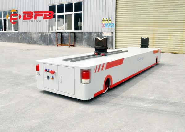 Battery Powered Steel Platform Transfer Trolley 2 Ton Curved Track